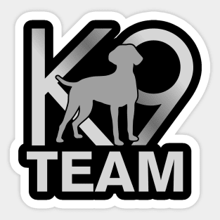 K-9 Team - German Shorthaired Pointer Sticker